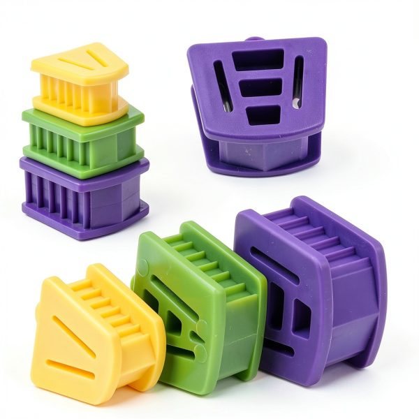 JEVOLVE Dental Bite Blocks Silicone Mouth Props Large Size Pack of 3-3