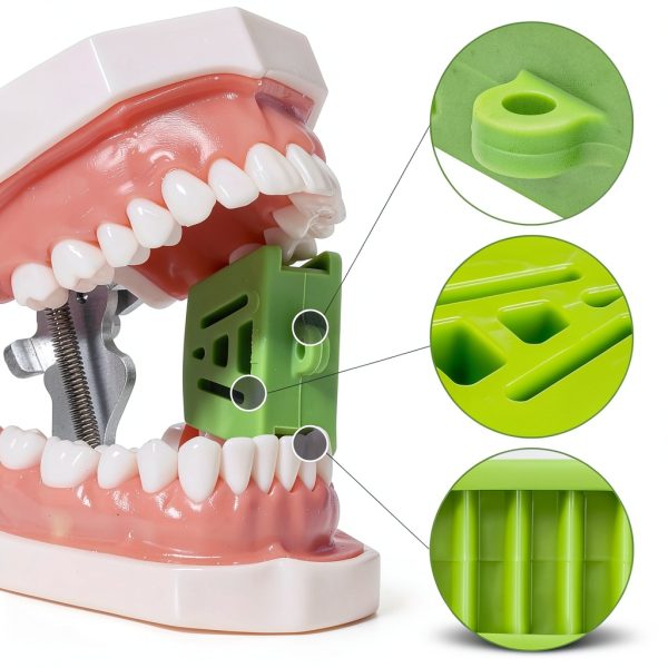 VASTMED Silicone Dental Bite Blocks 3-Pack Latex-Free Mouth Props-2