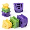 JEVOLVE Dental Bite Blocks Silicone Mouth Props Large Size Pack of 9-3