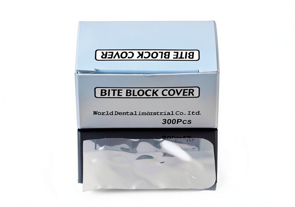 Installing WorldDental Dental Bite Block Compact 3.5x2.2 Polyurethane Plate on a dental workstation