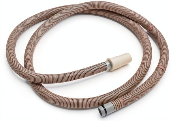 BOSCH Dishwasher Drain Hose 668114 Grey Plastic Replacement Hose-0