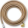 Shark Premium 10 FT Stainless Steel Dishwasher Hose - Burst Proof Water Supply Line 3/8" MIP Elbow - 10 Year Warranty-0