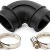 WD24X33918 Dishwasher Circulation Pump To Sump Elbow Hose With Clamps Fits For GE Dishwashers-0