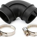 WD24X33918 Dishwasher Circulation Pump To Sump Elbow Hose With Clamps Fits For GE Dishwashers-0